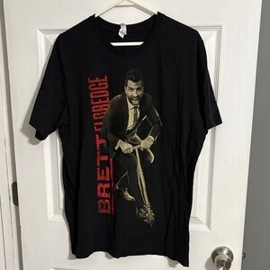 Brett Eldridge Black 2017 Tour T-Shirt Size XL Bella + Canvas
